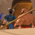 Chun li and zangief in wreck it ralph by cellamare-d52q9cy