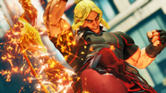 Ken's Victory Pose in Street Fighter V.