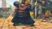 One of Rufus's alternate costumes for SFIV.