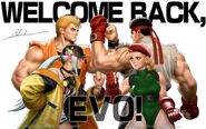 Welcome Back EVO illustration.