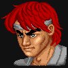 Ryu's portrait in Street Fighter