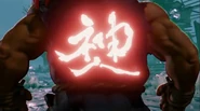 Akuma's reveal in Street Fighter V.