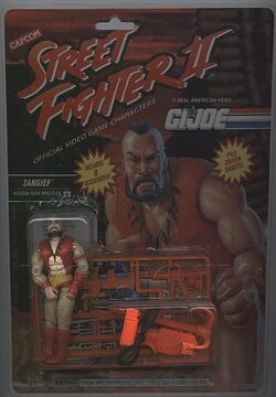 1993 Hasbro G.I. Joe Carded Action Figure - Capcom Street Fighter II Vega