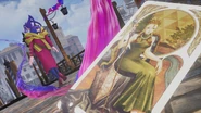 Rose's Victory Pose in Street Fighter V.