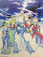 Unused Street Fighter Alpha art.