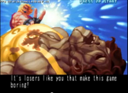 Ken's 4th wall breaking in Street Fighter III: 2nd Impact