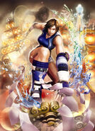 Asuka Kazama's official SFxTekken art.