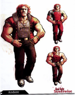 Concept art for Final Fight: Streetwise.