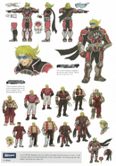 SFxT artbook-Ken Costumes