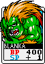 Blanka's character card from SvCCFC.