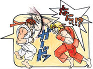 Ryu and Ken art.