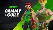 Cammy and Guile in Fortnite.