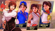 SFV Sakura's Costumes