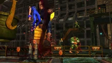 GoShoryuken in action against Ling Xiaoyu. In Street Fighter X Tekken.