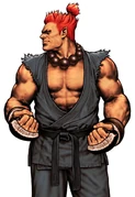 Akuma in S, N or K Groove from Capcom vs. SNK 2: Mark of the Millennium 2001