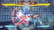 Guy using his EX Hayagake as Focus Attack in Street Fighter X Tekken.