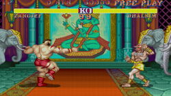 Zangief In-Game Image Double Lariat, Images, Street Fighter II, Museum