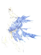 Street Fighter III: New Generation: Win screen art by Kinu Nishimura.