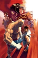 Promotional Poster. (Street Fighter EX2)