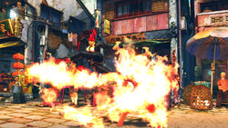 Burning kick