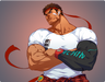 Early promotional artwork of Ryu