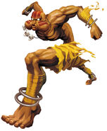 Character artwork (without background) from Street Fighter X Tekken.