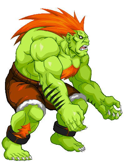 Mobile - Street Fighter 2: Champion Edition - Blanka - The Spriters Resource