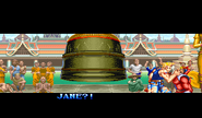 Super Street Fighter II, secuencia final de Guile.