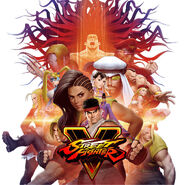 Street Fighter V: Illustration by Shinkiro.