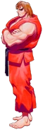 Ken artwork for Super Street Fighter II.