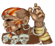 Dhalsim's defeated icon in World Warrior