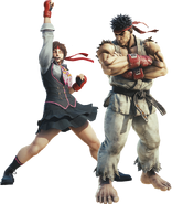 Ryu & Sakura in Monster Hunter: World.