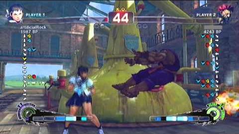 Super Street Fighter 4 online match 23 9 2010