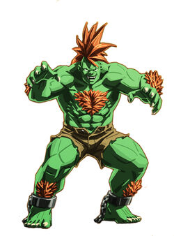 Blanka artwork #1, Street Fighter Alpha