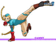 Shadaloo Cammy art in SNK vs. Capcom: Card Fighters 2.