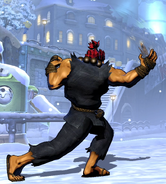 Akuma's Zugaihasatsu in Ultimate Marvel vs. Capcom 3.
