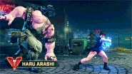 Sakura using Haru Arashi against Abigail.