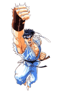 Artwork Shoryuken w Street Fighter II' Turbo: Hyper Fighting