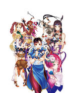 Street Fighter X Tekken: promo art for the PS Vita.