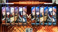 Character select screen Ver.3 (in game footage)