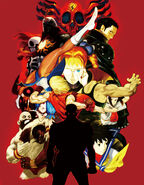 Promo art. (Street Fighter EX3)