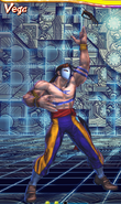 Vega throwing his claw in Street Fighter X Tekken