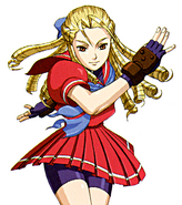 Karin's special attack portrait from Namco × Capcom.