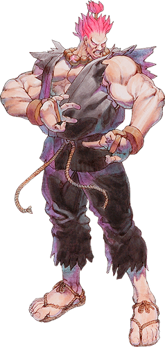 VideoGameArt&Tidbits on X: Street Fighter Alpha - Akuma artwork.   / X