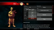 Oro's profile 1