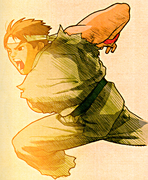 Ryu's Hyper Combo portrait from Marvel Vs. Capcom 2