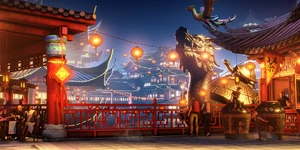 Tian Hong Yuan stage in Street Fighter 6