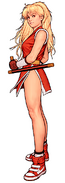 Maki in Capcom vs. SNK 2 (SNK groove).