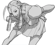 Street Fighter Alpha 3: victory portrait.