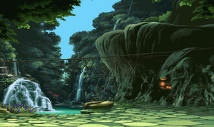 Akuma's stage in Street Fighter III: 2nd Impact